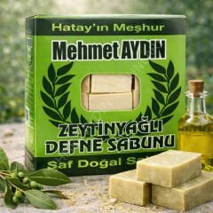 Zeytinyağlı Defne Sabunu ( Yeşil ) – 950g ( 6 Kalıp )