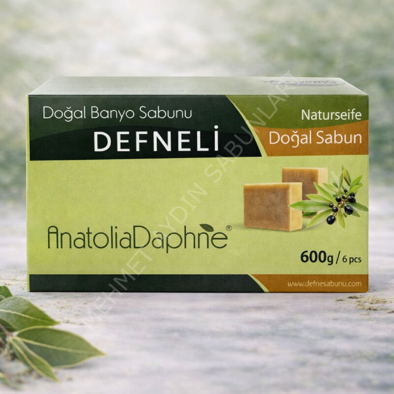 Defneli (Laurel) Sabun – 600g (6 Adet x 100g)
