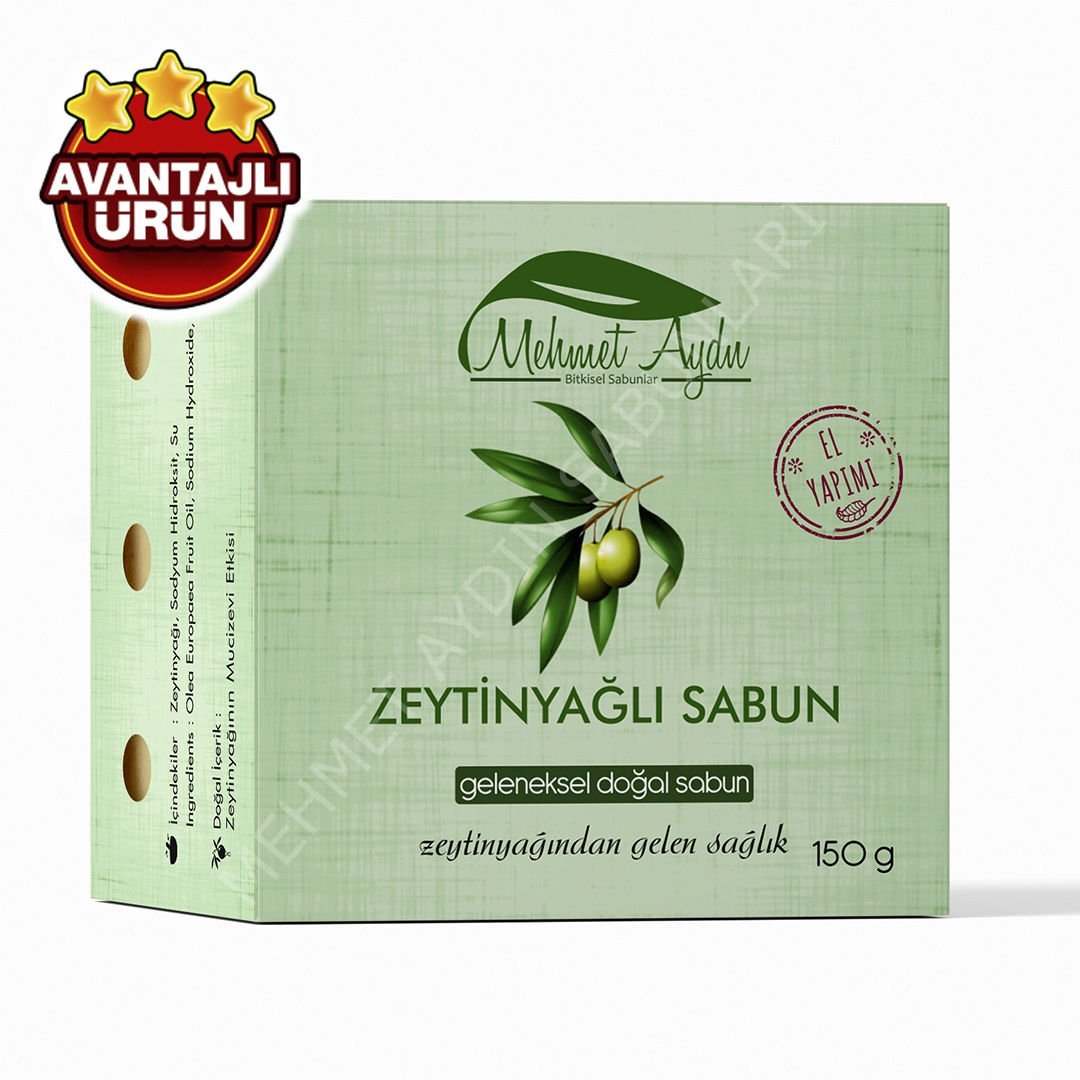 Zeytinyağlı Sabun 150gr 6'lı