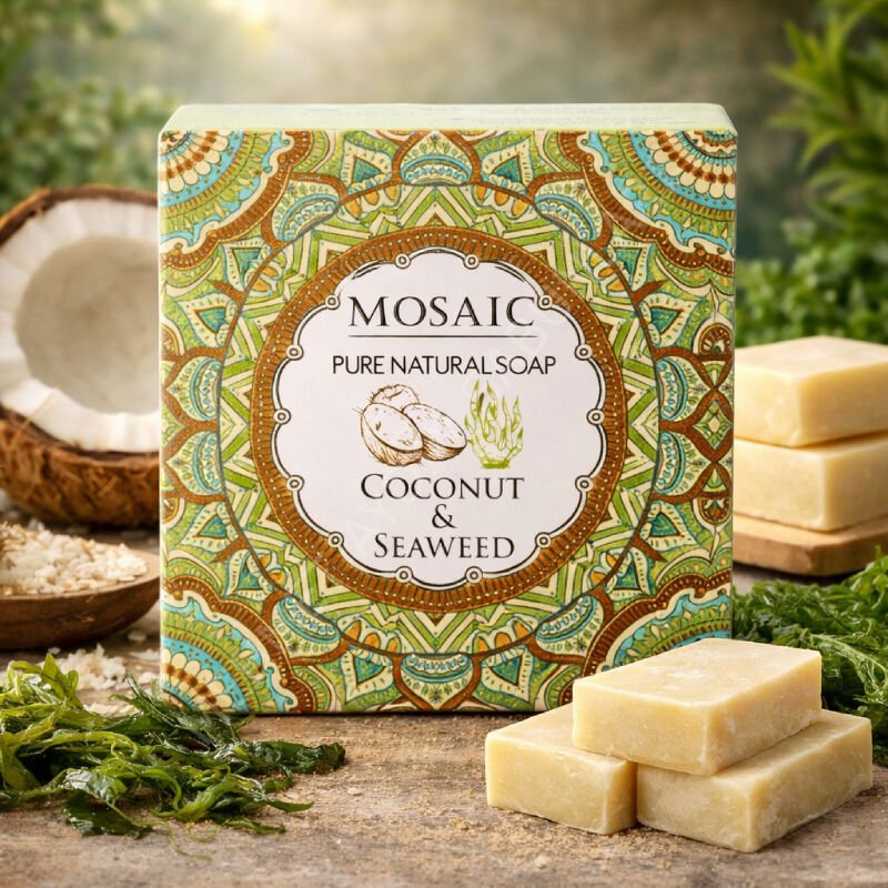 Hindistan Cevizi & Deniz Yosunu Sabunu – 113g x 6’lı Paket